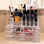 Organizador De Escritorio Ibi Craft 990039 Cristal Blanco